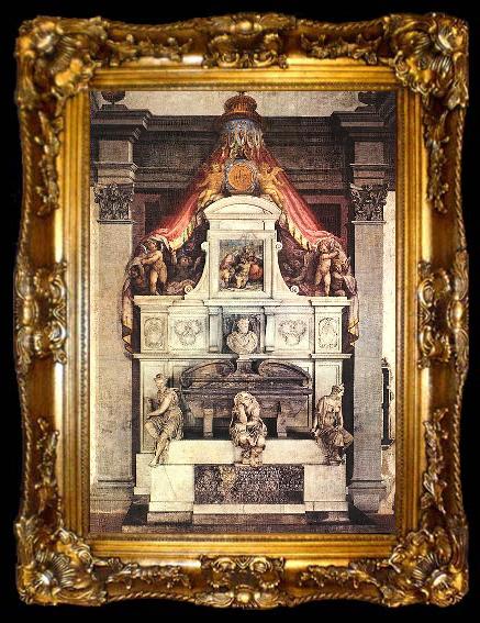framed  VASARI, Giorgio Monument to Michelangelo ar, ta009-2